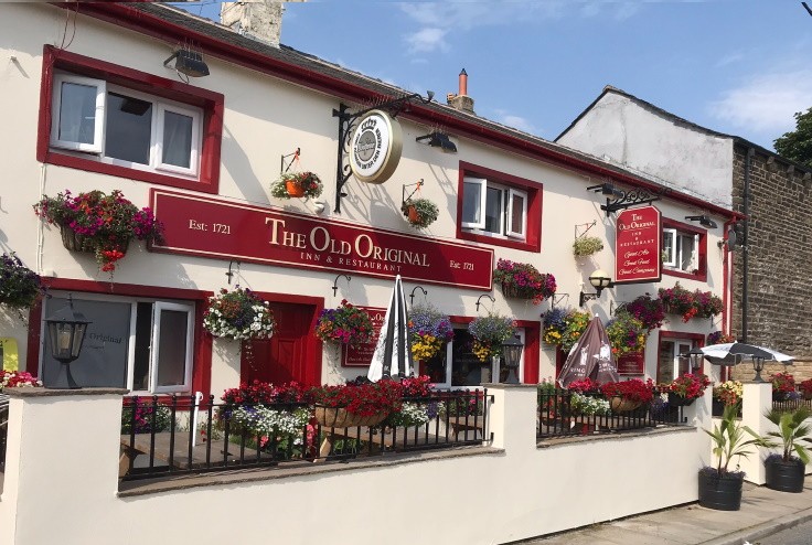 The exterior of The Old Original Inn and Restaurant
