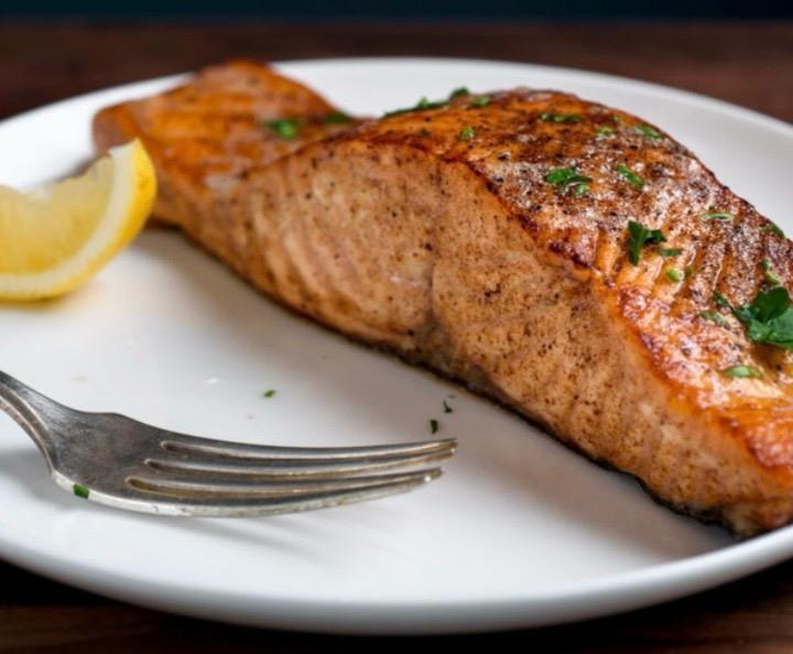 A fish main course served at The Old Original